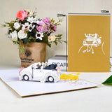 Retro car Tarjetas 3D by malltor sold by malltor