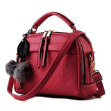 wine red Bolso de cuero by malltor sold by malltor